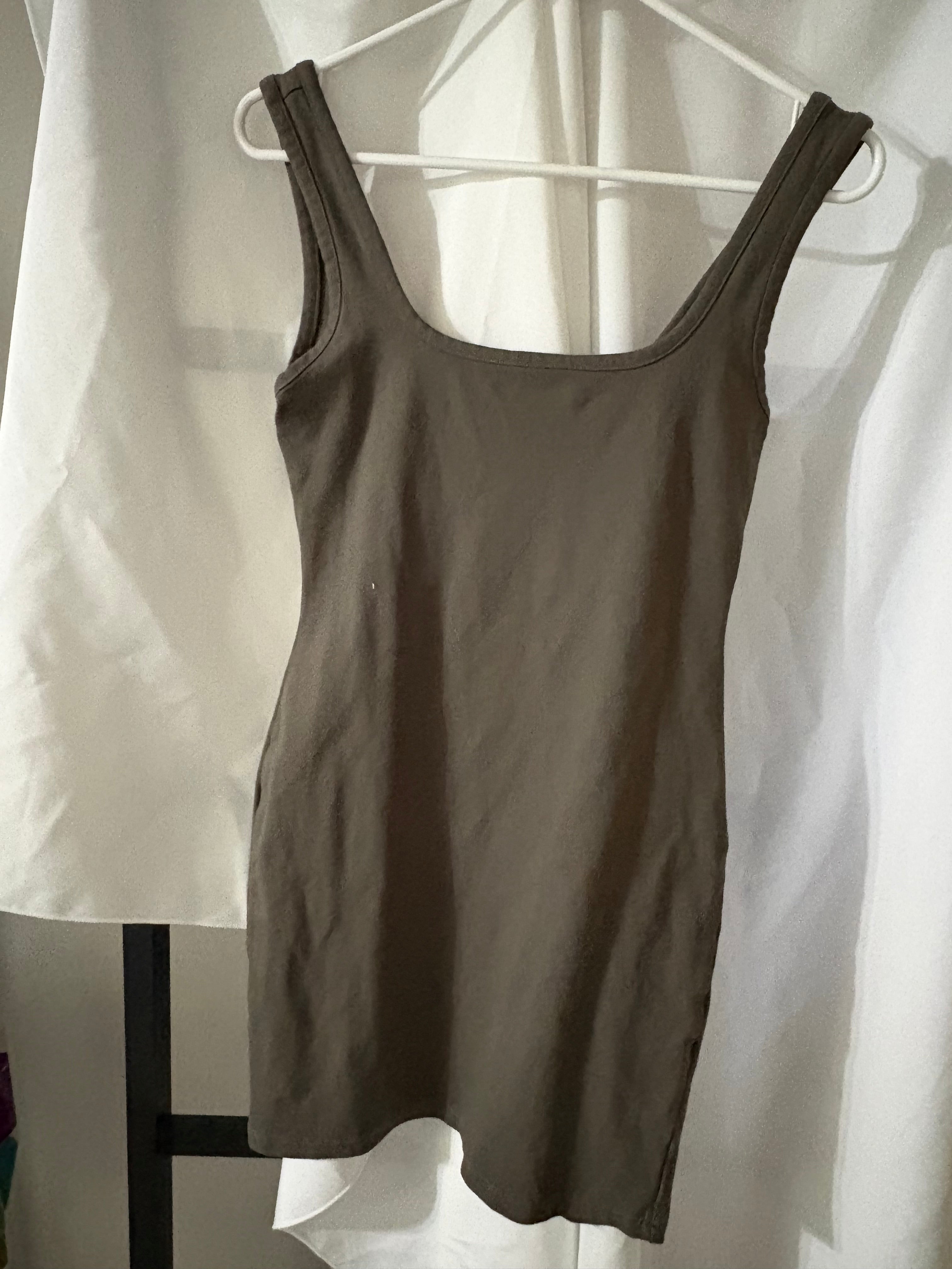 Popular 21 Olive Green Tank Mini Dress