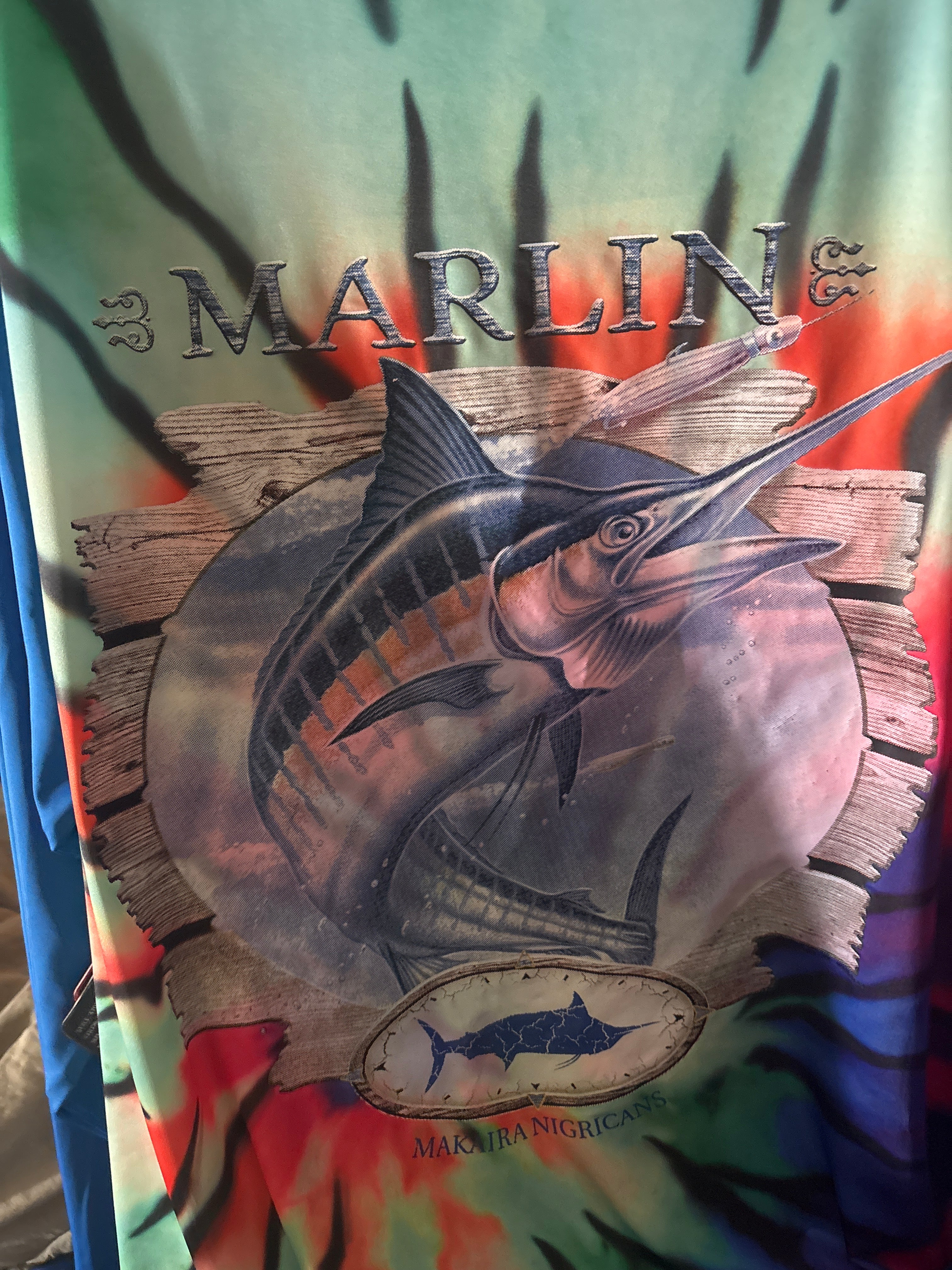 Marlin Graphic Rash Guard - UPF 50+
