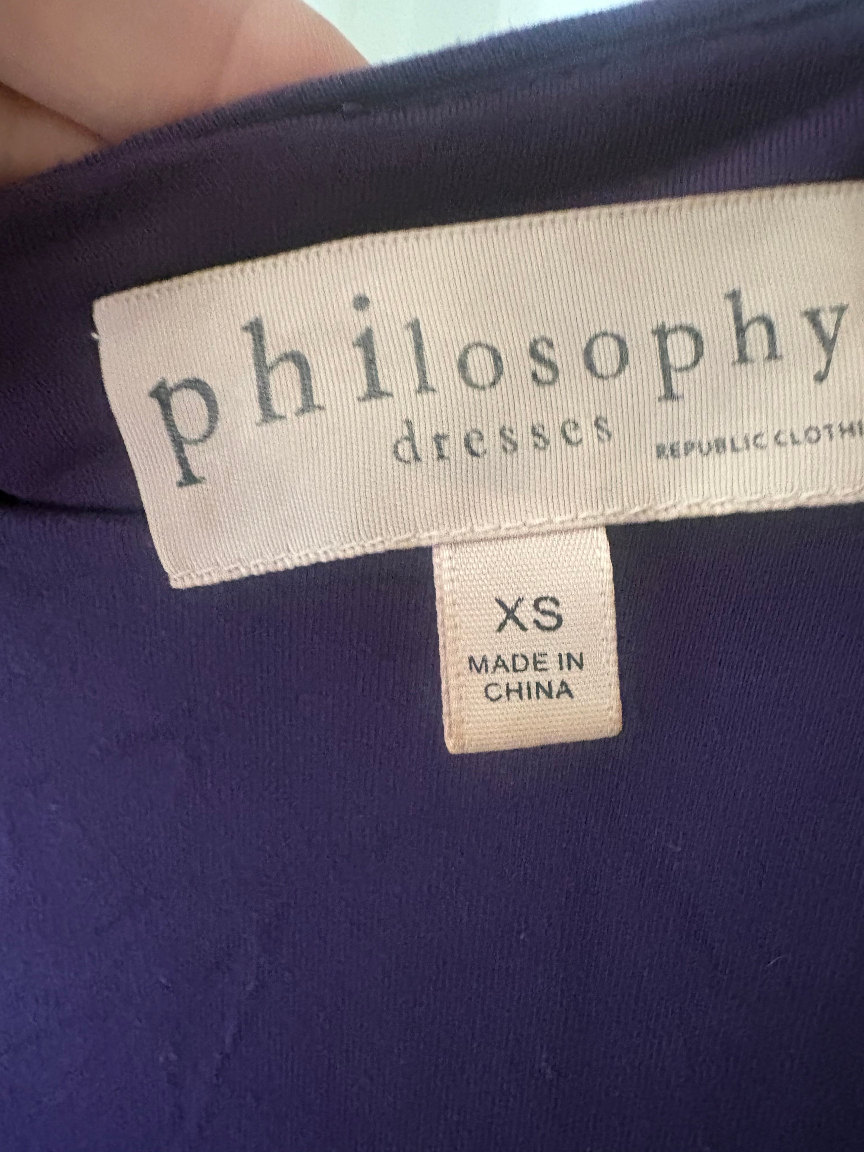 Philosophy Dresses Purple Studded Bodycon Dress