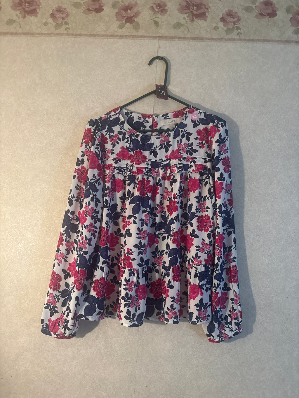 LOFT Floral Blouse