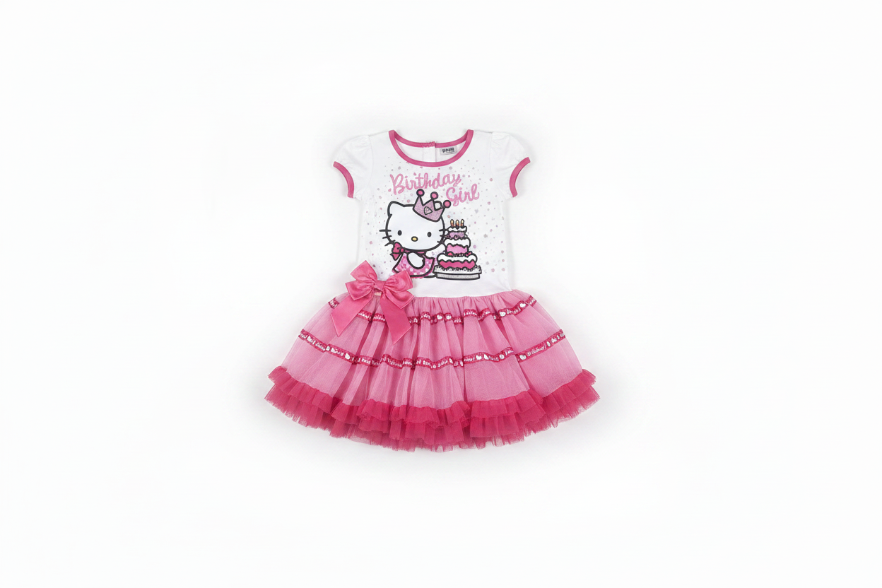 Hello Kitty Birthday Girl Dress - Size 3T