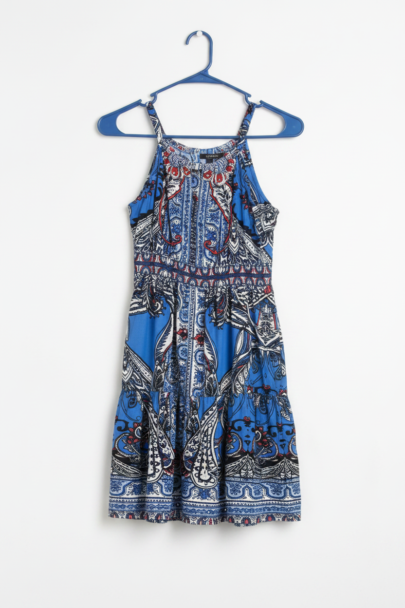 Blue Paisley Blouse